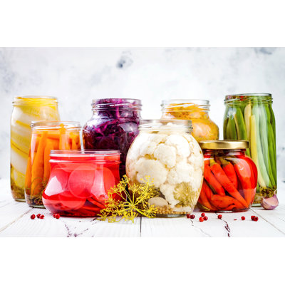 Fermented Food - Wrapped Canvas Print