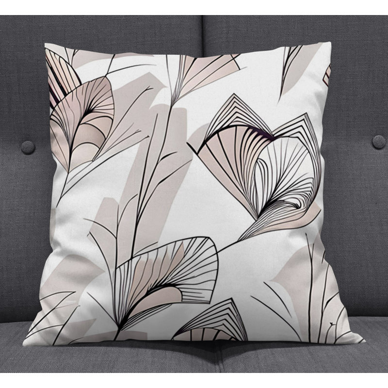 Throw Pillow, 16"H x 16"W, Pillow Cover Only - No Insert