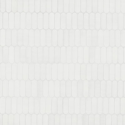 Celestine Ellipse 12 in. x 12 in. Glossy Glass Mosaic Wall Tile