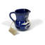 Blue & White Octopus - Small Jug - White Octopus-729015588