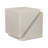 Stone Marble Decorative Object Modern Abstract Geometric Sculpture Contemporary Accent Cube Handcrafted Carved Stonework Tabletop Art Display Indoor Home Decor Unique Minimalist Design.-882311384