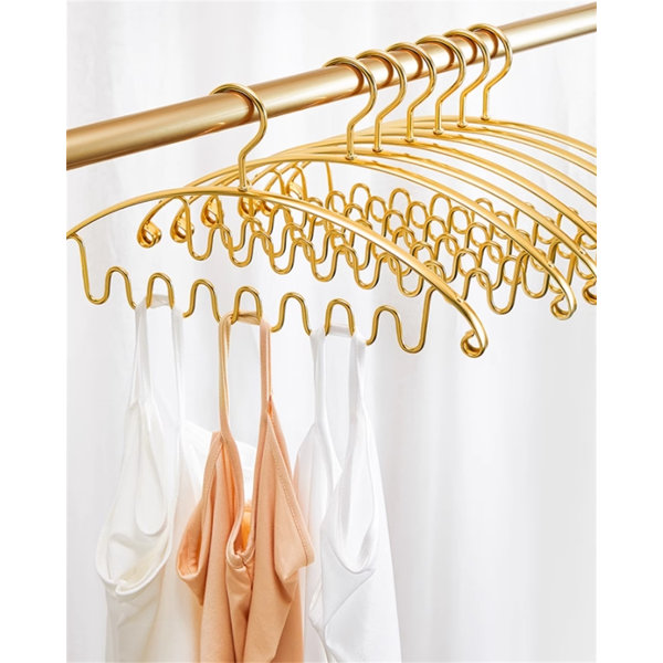 Everly Quinn Amiogho Metal Non-Slip Hanger | Wayfair