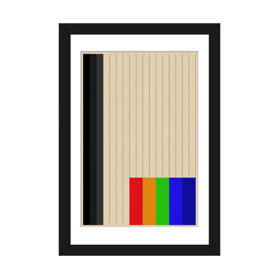 Albree Modern Rainbow Silo, impression sur toile