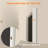 Home Gym Mirror 360° Swivel on Wheels,Extra Large Full Body Rolling Mirror, Tempered Glass Easy to Move Full Length Mirror for Yoga Studio, Bedroom, Dancing Studio 3-Year Warranty-194535105