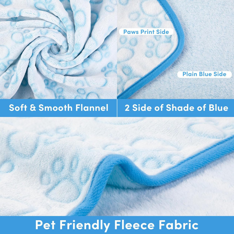 Couverture pour animaux, Bleu, L 32 po x L 40 po