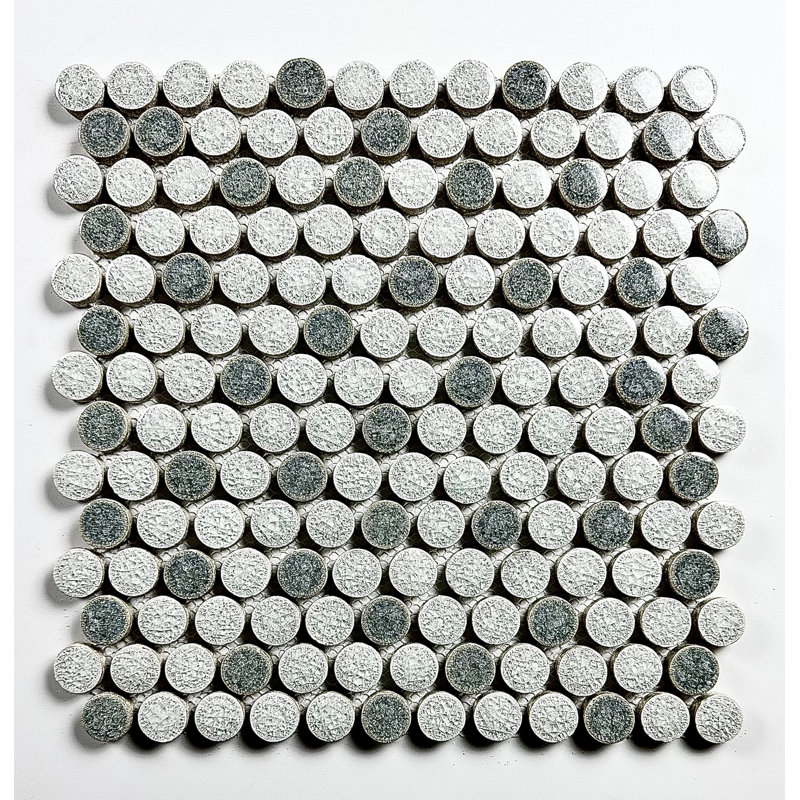 12" X 12" Straight Edge Ceramic Mosaic Wall & Floor Tile