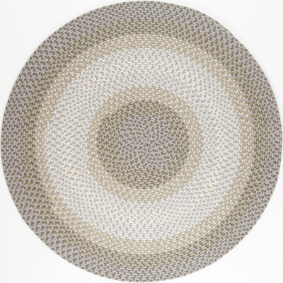 Tapis d’intérieur/extérieur tressé dépoli fait main Lincya