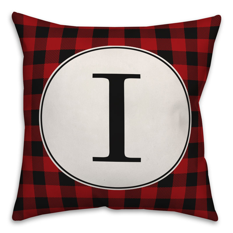 Plaid Throw Pillow, I