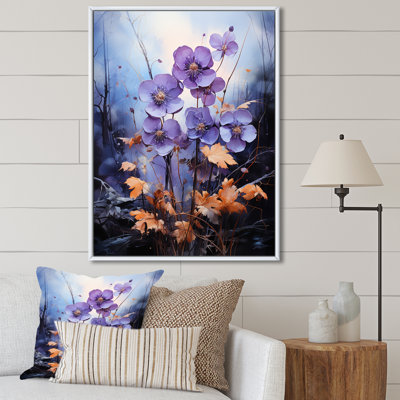 " Muted Tone Violets Merge with Surreal Landscapes " Color Photography Print