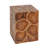 Mesa Square Teak Root Slice End Table