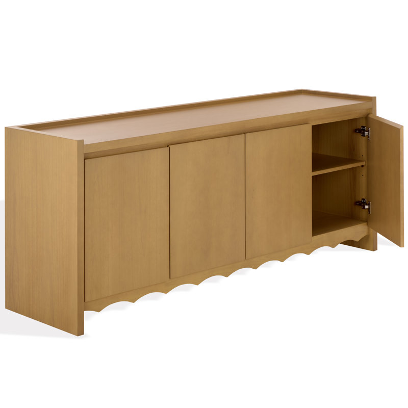 Buffet en bois 4 portes Rhylee