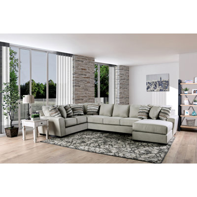 Castano Upholstered U-Shaped Sectional Reversible