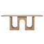 June 83.8" Solid Oak Dining Table