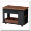 Table basse avec plateau pliable et roulettes-124498943