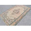 Tapis turc Oushak rétro en bronze parfait pour une utilisation intérieure et extérieure dans un style de chambre à coucher tribal vert / bronze