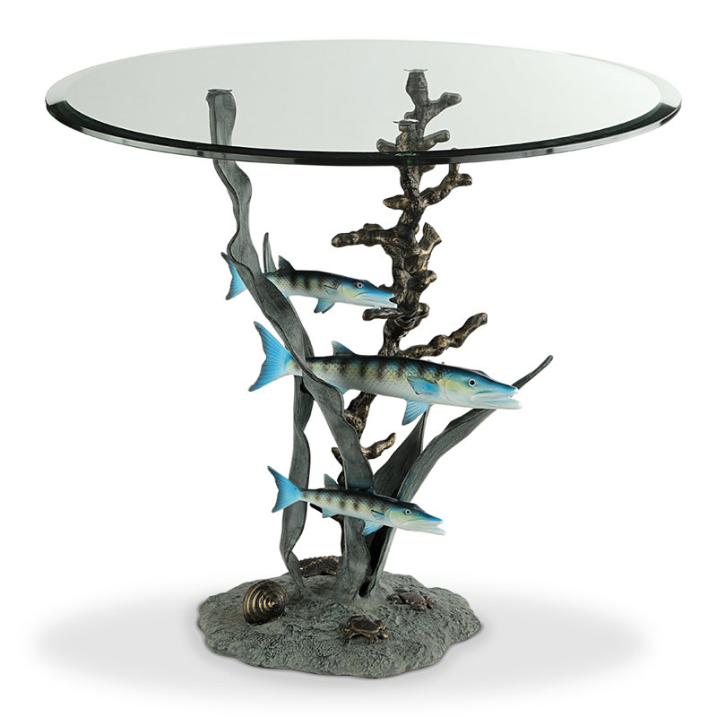 Glass End Table