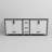 Ziva 84 in W x 22 in D Double Bath Vanity and Cultured Marble Top-50513856-113201093