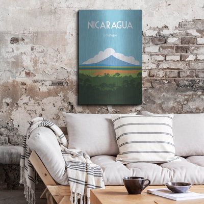Art mural en métal «Nicaragua» par Arctic Frame