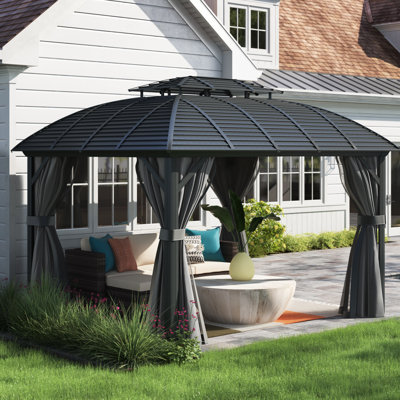 Pavillon de jardin en aluminium l 12 pi x P 10 pi Odyssey
