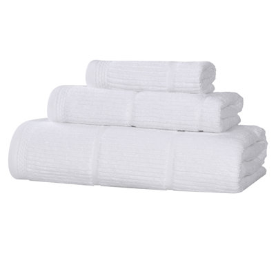 Ensemble de serviettes de bain en mélange de coton 3 pièces Milo Smart Twist