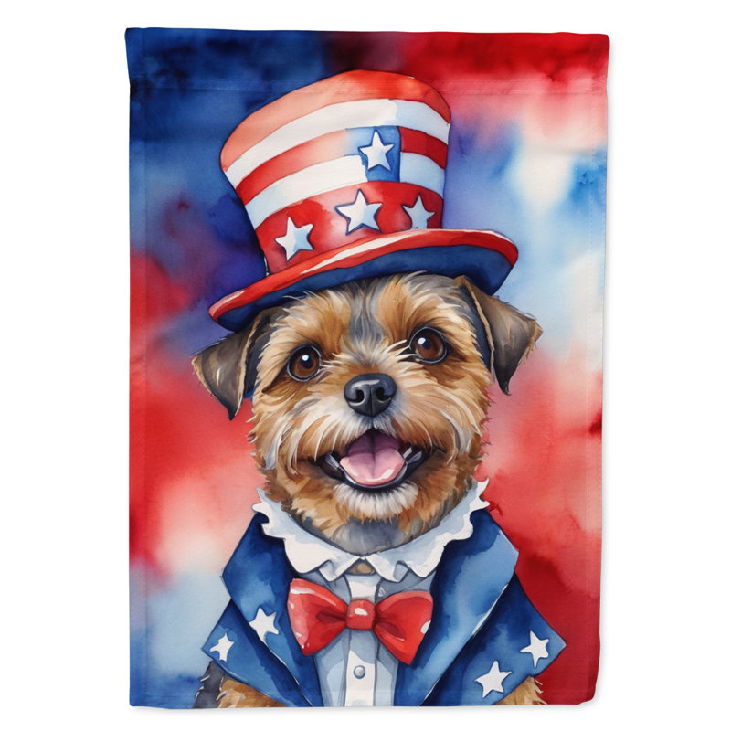 Drapeau patriotique de la maison américaine, Border Terrier