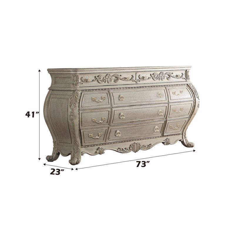 Commode Ragenardus, Blanc antique