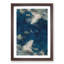 Crescent Moon Through the Clouds 1 Piece Single Picture Frame Painting on MDF-56853312-56853314