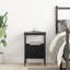34cm W Manufactured Wood Bedside Table