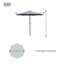 PAU 294cm Market Parasol-479748590