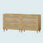 Armoire de rangement en rotin 3 tiroirs-1977623271