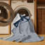 Tapis gris moderne lavable à la machine Oldsmar Crossbow-307823439