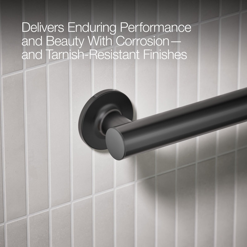 Purist Grab Bar, Matte Black, 42"W