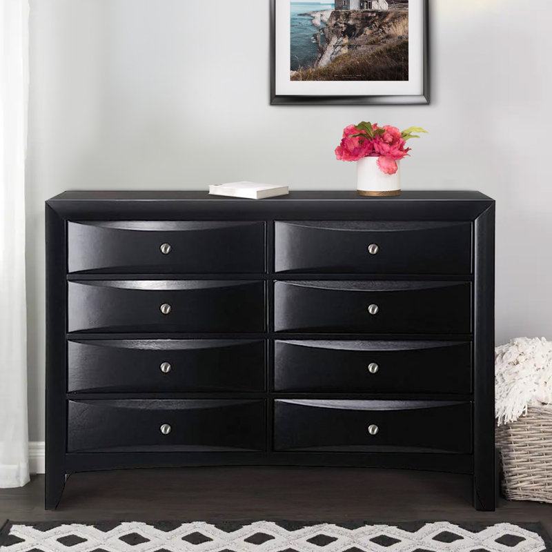 Commode 8 tiroirs Rikiah