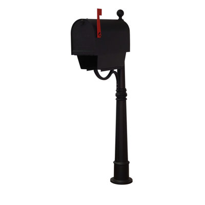 Titan Aluminum Post Mounted Mailbox