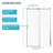 Shower Door 48" W X 76"H Single Sliding Bypass Shower Enclosure, 5/16 In. (8Mm), Chrome