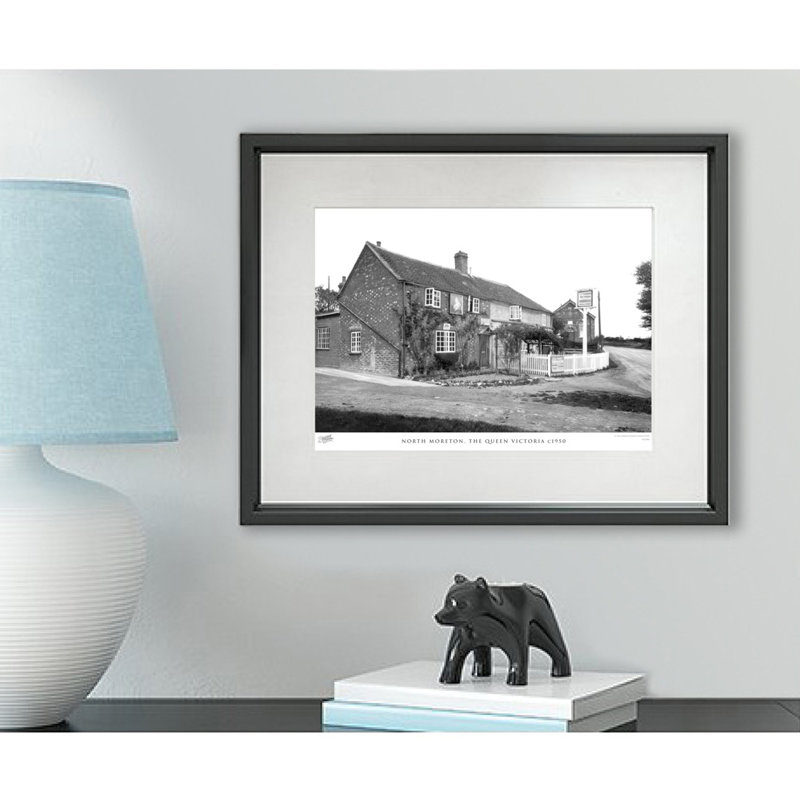 North Moreton, The Queen Victoria C1950 by Francis Frith - Single Picture Frame Print, 28cm H x 36cm W x 2.3cm D