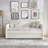 Daybed With Trundle Upholstered Tufted Sofa Bed, Twin Size, Boucle Fabric, Beige (83"X43"X29.5")-716399746