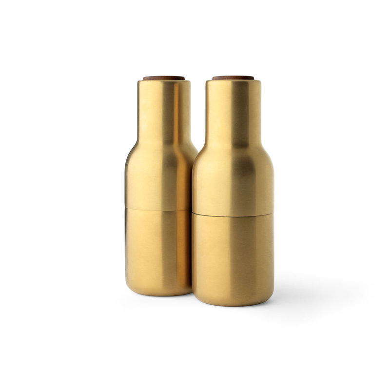 Salt & Pepper Mill Set, Hunting Green/Beige