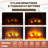 47.6'' W Electric Fireplace-75051990