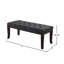 Banc rembourré en bois massif-964071120