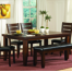 Leola Extendable Solid Wood Base Dining Table