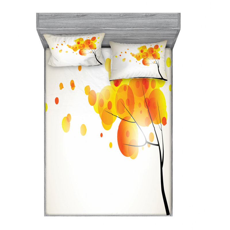 Microfiber Sheet Set, Queen Sheet Set with 2 Pillowcases