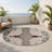 Fused Patterns Indoor And Outdoor Area Rug-1505312346