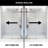 Houston 56-60" W x 76" H Sliding Frameless Shower Door with 3/8" Clear Glass-77317528