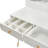 Modern Makeup Vanity Desk with Mirror and Lights-282455894