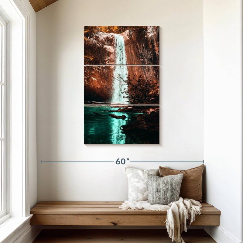 Kerrick Fiery Waterfall, H 45 po x l 28 po