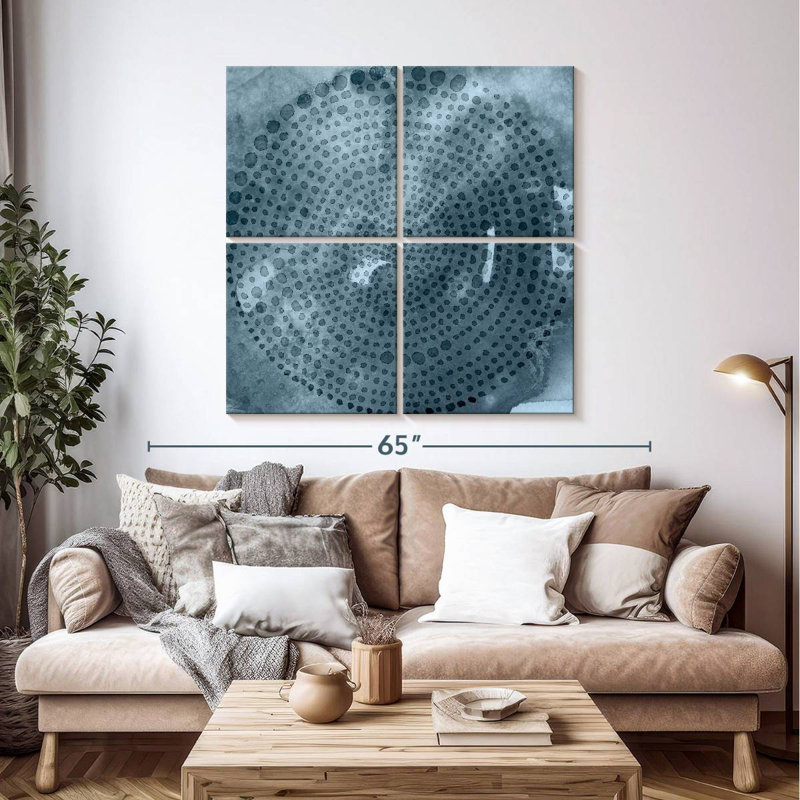 Avery Indigo Wheel I, H 45 po x l 45 po