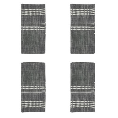 Pundik Collection 100% Cotton No Pattern Square Napkin