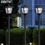Lampadaire solaire 67 po pour l'extérieur - éclairage de chemin imperméable avec poteau réglable