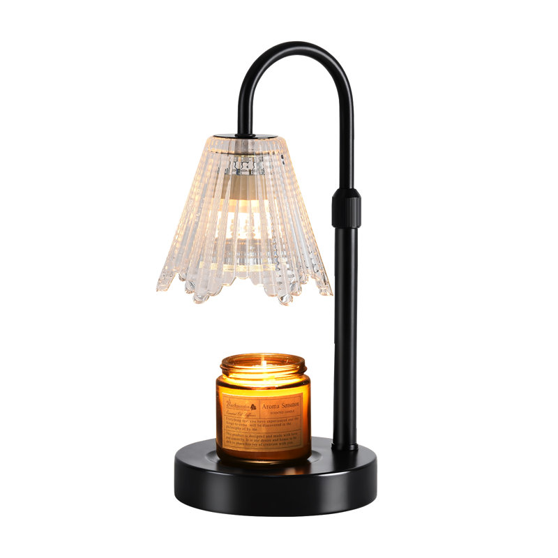 Lampe chauffante à bougie rétro - Chauffe-cire à aromathérapie à minuterie à gradation intelligente, lampe de fusion sécuritaire et écoénergétique, convient à diverses bougies en conserve, cadeau de décoration intérieure chaleureux
